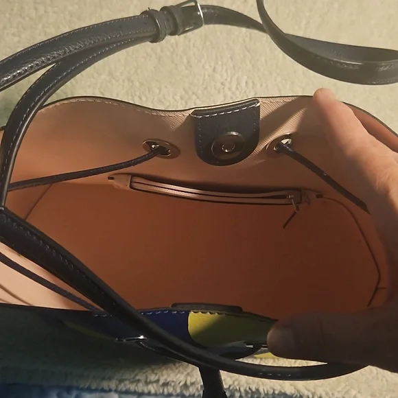 NWT Kate Spade Large Lemon Eva Bucket Bag - Picture 5 of 8